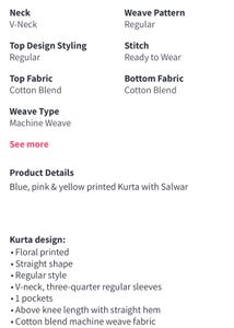 Floral Print Kurta Set