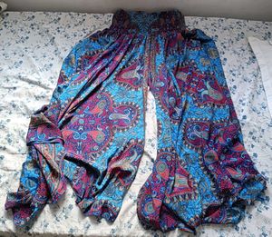 Blue Patterned Co Ord Set
