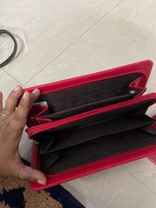 Combo Of Two Red Purse