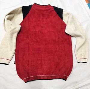 Vintage &#39;Mouser&#39; Quarter-Zip Sweater