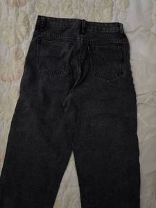 Black Wash High-Waisted Jeans