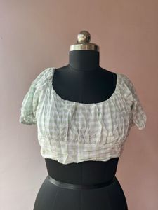Checkered Crop Top