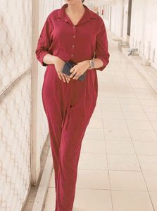 Magenta Jumpsuit For Women Bust 40 Waist 32