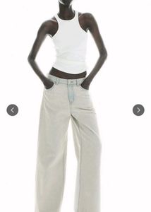 Wide Leg Denim Jeans