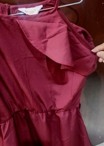 Maroon Dress