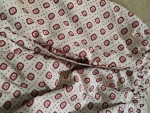 Maroon Floral🌸 Printed Kurta with Pants | Cotton