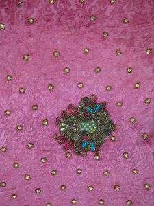 Gorgeous Pink Embellished Saree