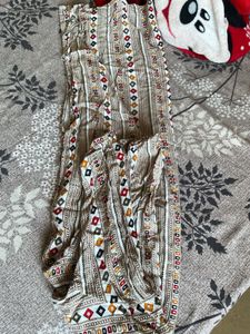 Geometric Print Button-Down Shirt