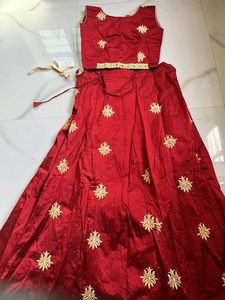 Light Maroon Lehanga