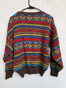 Vintage Patterned Sweater