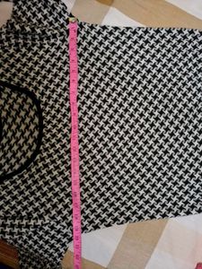 Houndstooth Knit Sweater