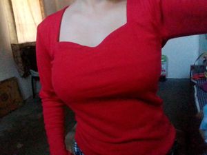 Red Colour Full Sleeves Top For Women
