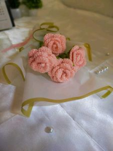 Crochet Rose Bouquet