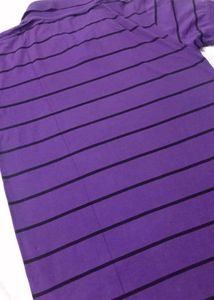 Striped Purple Polo Shirt