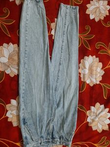Acid Wash Balloon Jeans