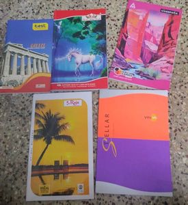 Set of 5 Assorted Design School Notebooks