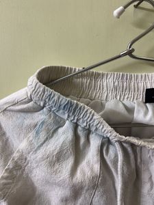 Wide Leg White Pants