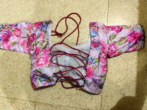 Combo Of 2 Padded, Stitched Party Style Blouses