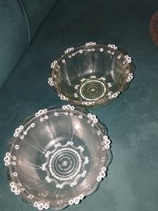 Set Of Two Plastic Bowls And Plates