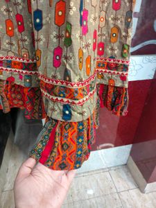 Ethnic DressGown With Free 💄&amp; hair Accesso