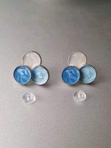 Enamel Flower Earrings