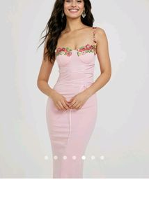 Embroiderd Bodycon Dress