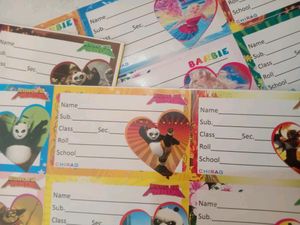 Sticker For Notebook (Kids) School Going