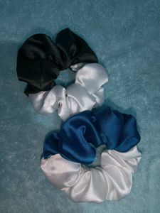 2 Satin Scrunchies