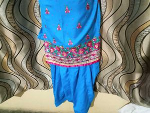 Blue Wedding Suit( Without Duppatta)