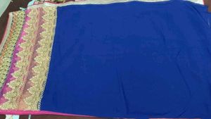 Heavy Multicolour Sari With Blouse
