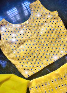 Yellow Lehanga Choli
