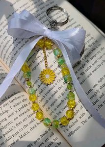 Sunflower Charm Keychain