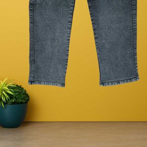 Women Gray Cargo Jeans Size 28 (O-30)