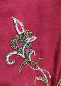 Embroidered Maroon Salwar Kameez