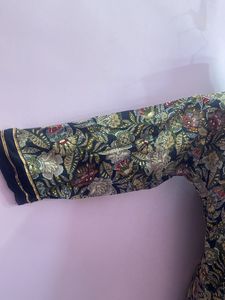 Elegant Floral Afghani Pant Set