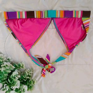 Striped Bikini Top