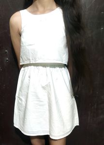 White Cotton Frock 🤍😌
