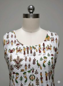 Warli Wonders: Short Kurti by SURHI
