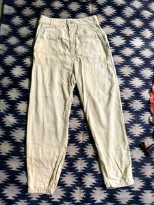 Zara New Beige Colour Jogger