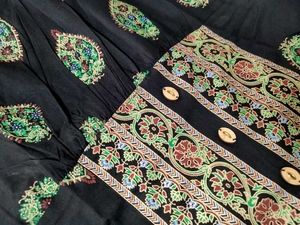 Elegant Black Embroidered Top