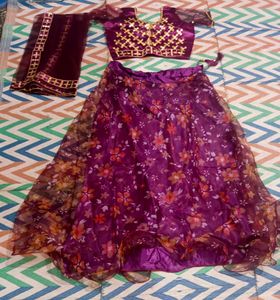 Beautiful Lehenga Blouse With Dupatta