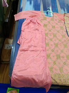 Embroidered Kurta Pallazo And Dupatta Set