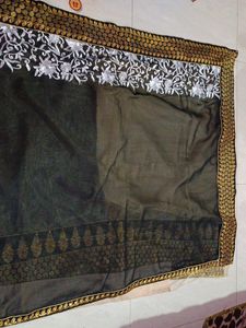 Half Net Georgette Saree