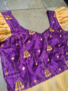 Mirror Work Embroidery Gown