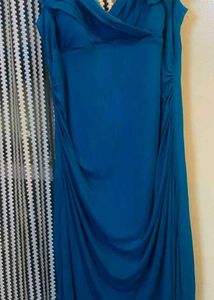 Blue Ruffle Dress