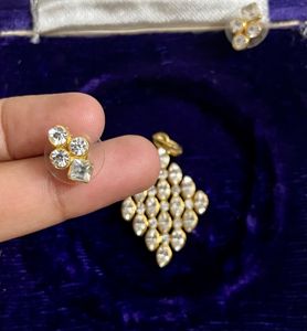 Diamond Pendant With Earrings