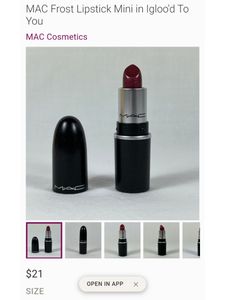MAC Authentic igloo’d to you mini frost lipstick