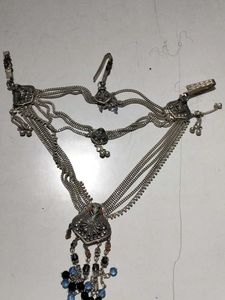 Silver Tone Fashion kamarband