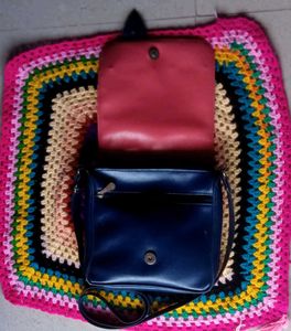 Vintage Blue Shoulder Bag