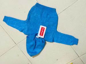 Babyhug Blue Knit Set - 0-3 Months